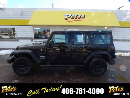 2017 Jeep Wrangler Unlimited Sport in Great Falls, MT - Pete's Auto Sales