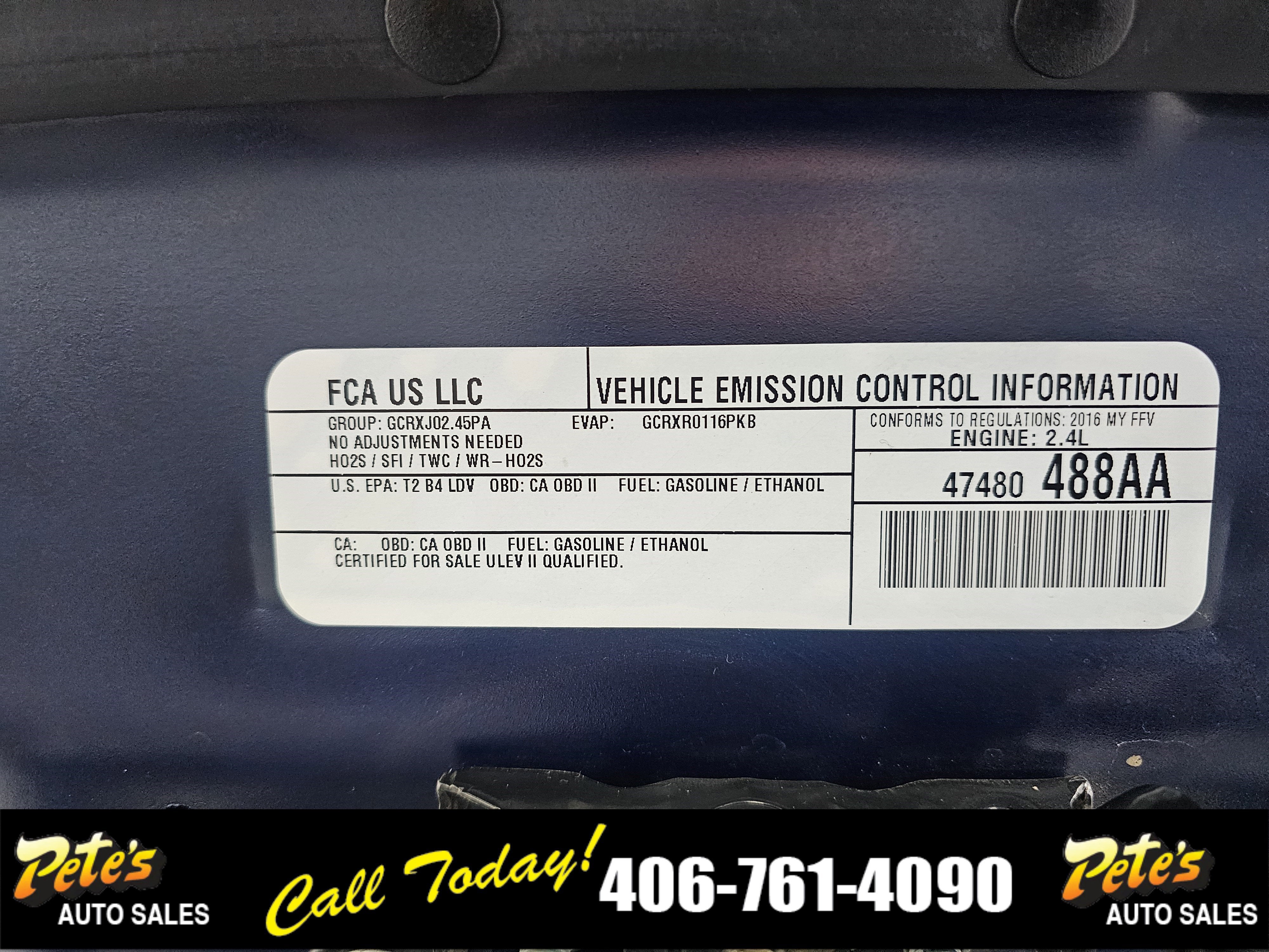 2016 Jeep Cherokee Sport