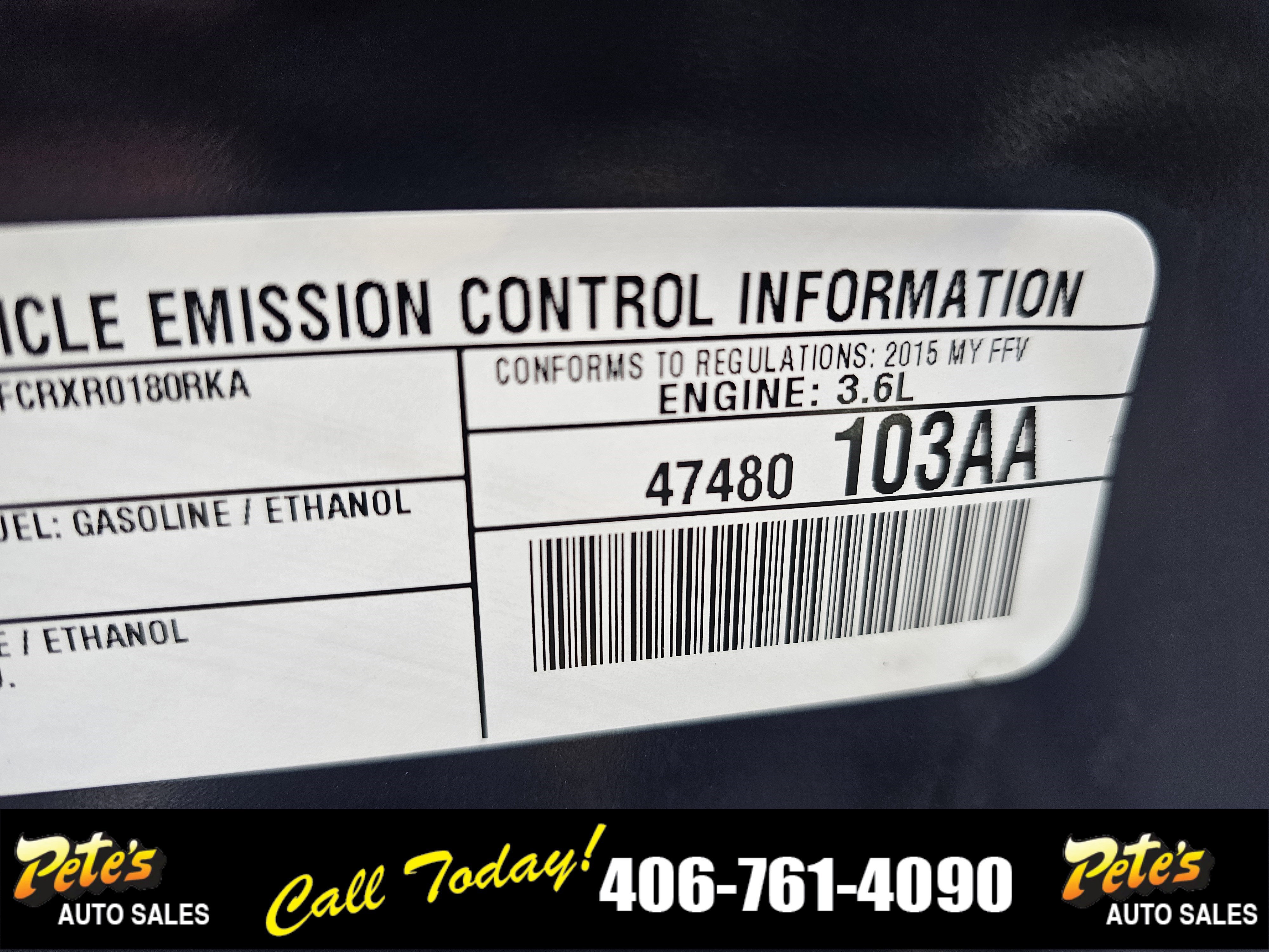 2015 Dodge Durango Special Service