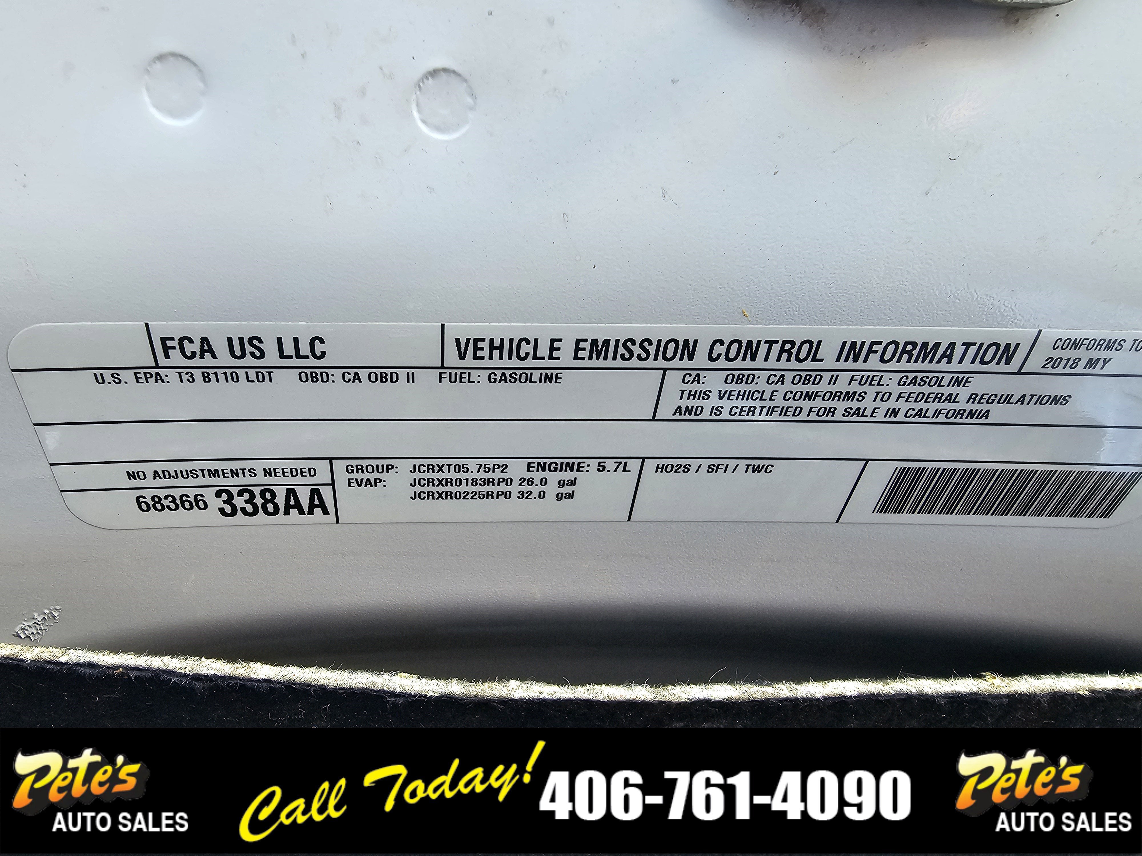 2018 RAM 1500 Crew Cab