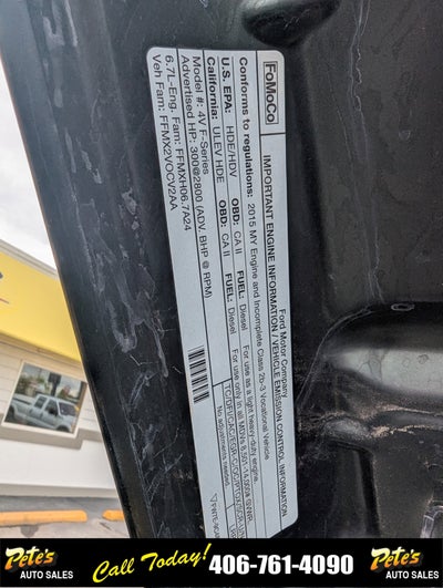 2015 Ford Super Duty F-350 DRW Utility Box