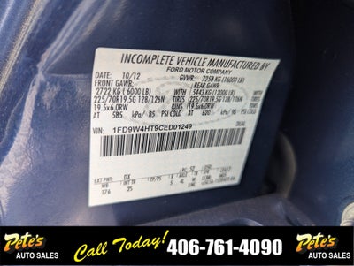 2012 Ford Super Duty F-450 DRW XL Utility Box