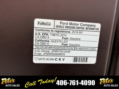 2018 Ford F-150 Platinum