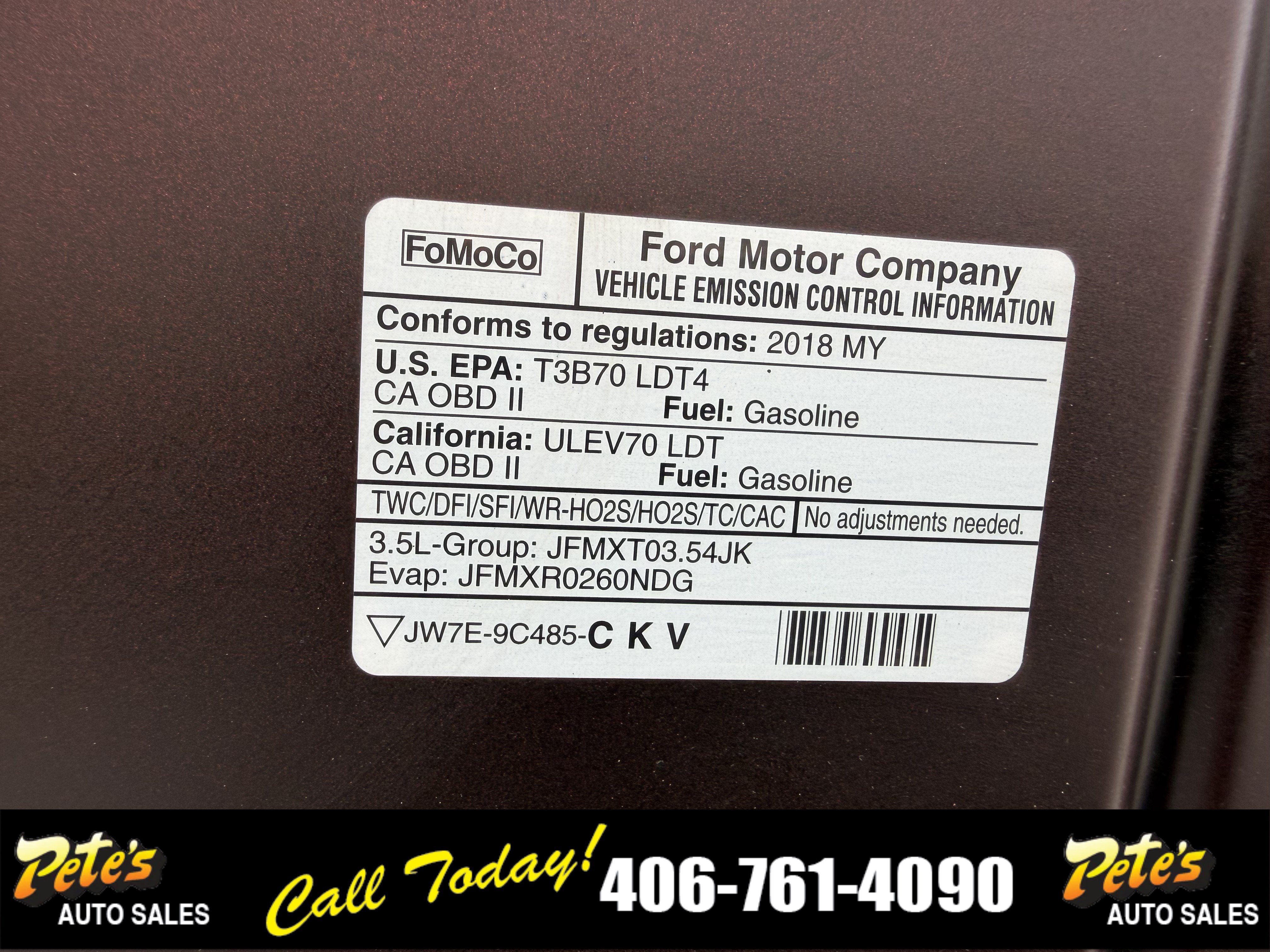 2018 Ford F-150 Platinum