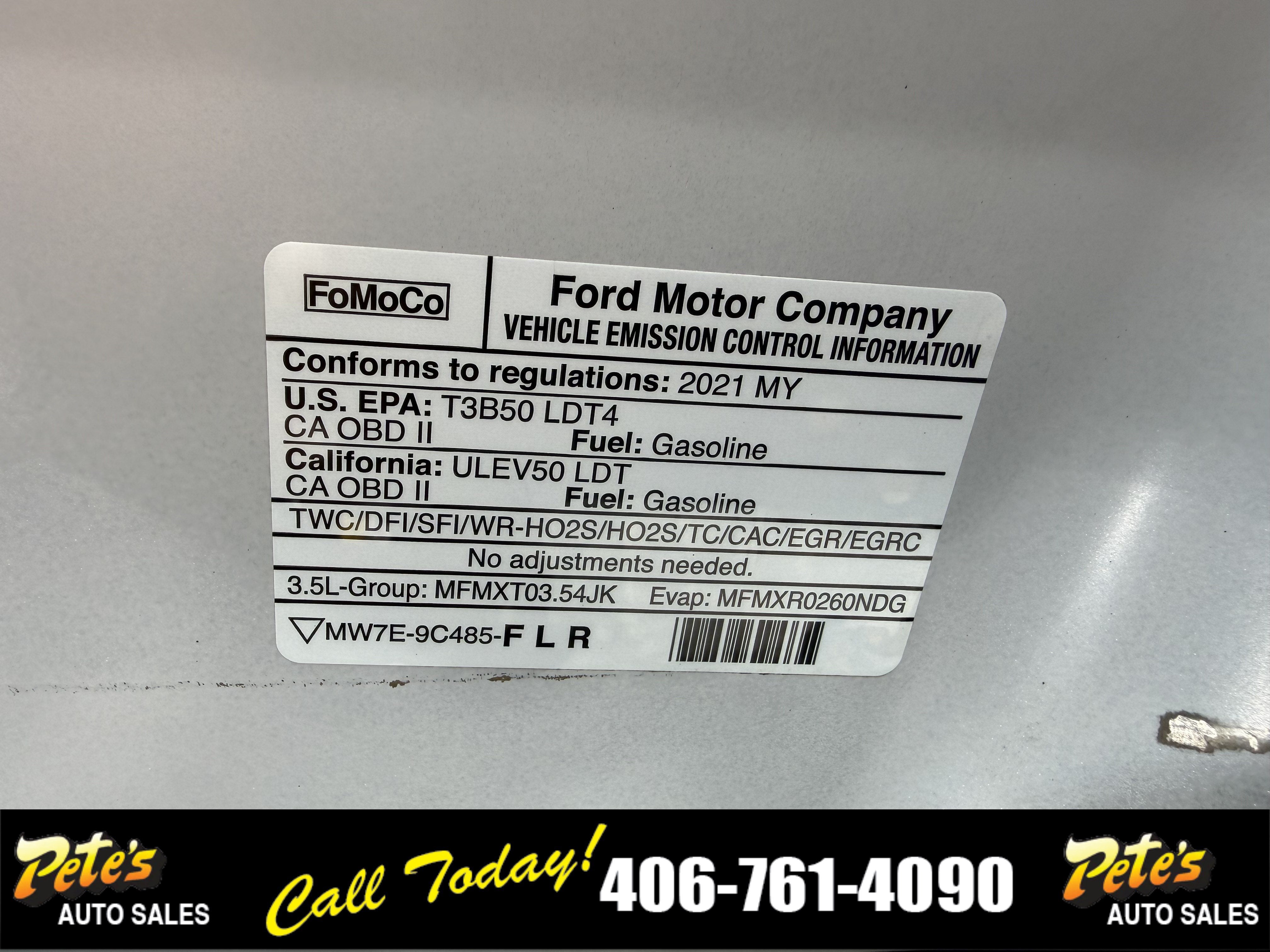 2021 Ford F-150 4WD SC