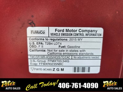 2015 Ford F-150 LARIAT