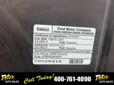 2018 Ford F-150 LARIAT