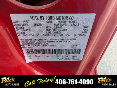2008 Ford Super Duty F-350 SRW XL-DIESEL