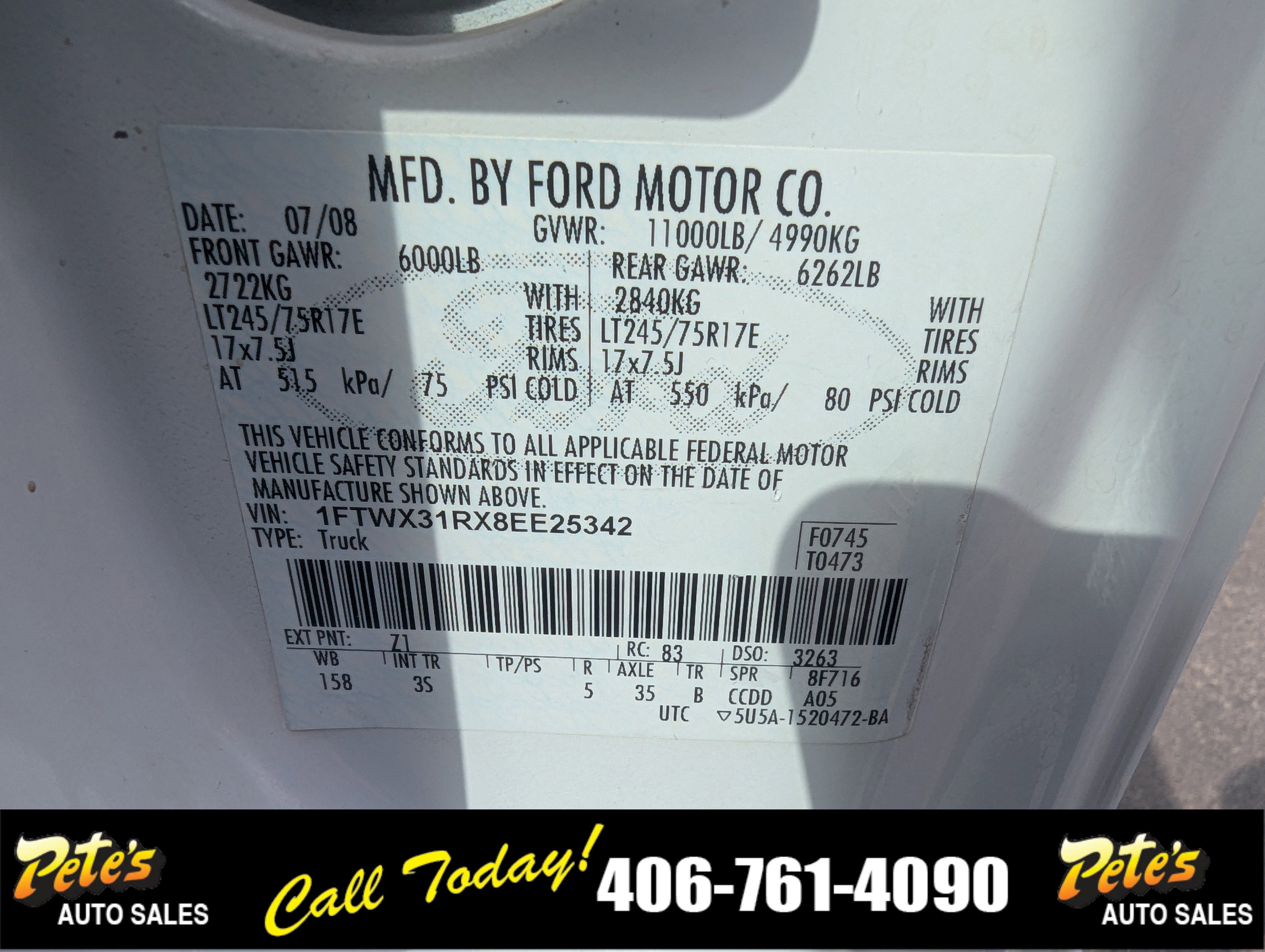 2008 Ford Super Duty F-350 SRW XL