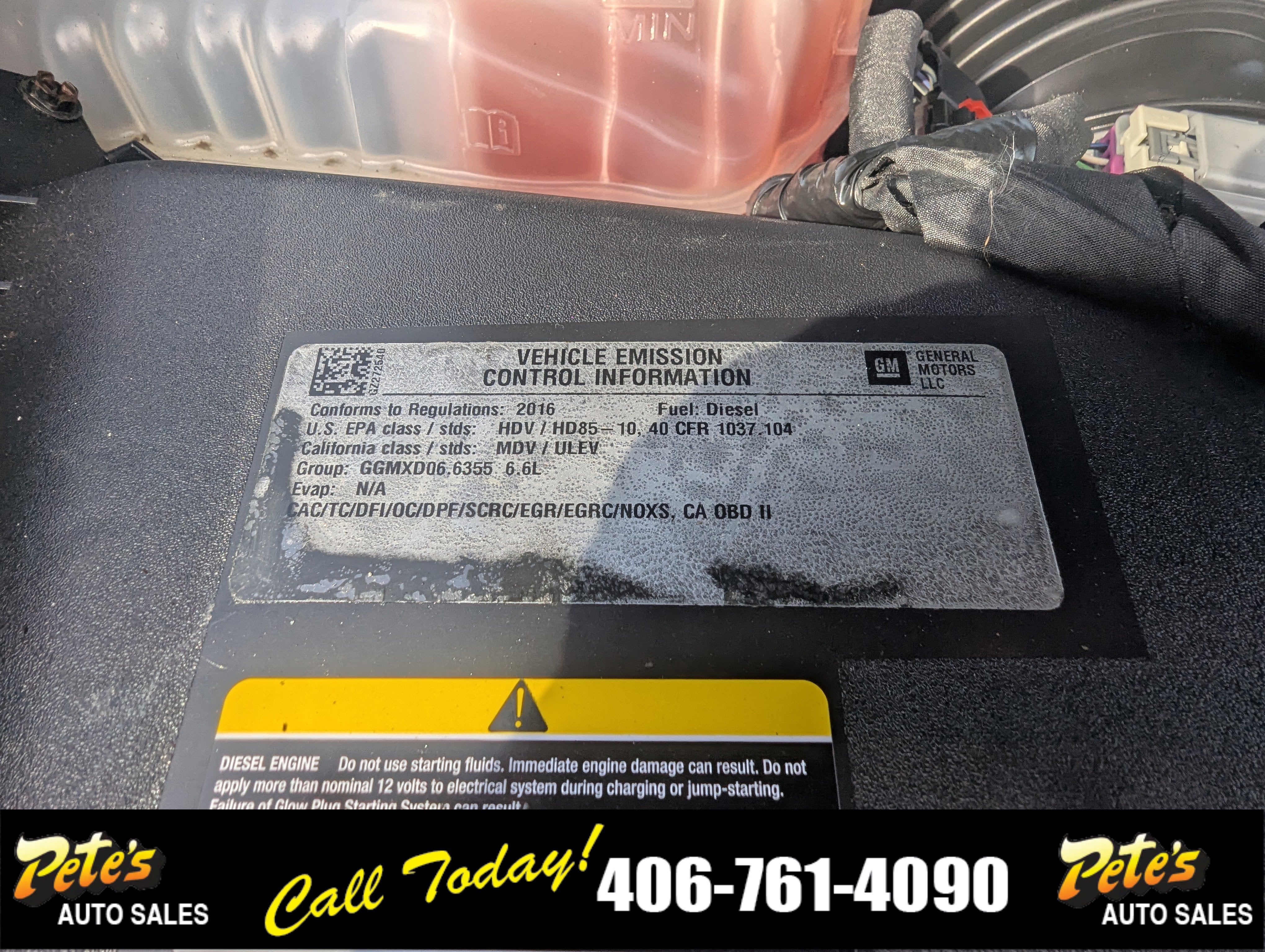 2016 Chevrolet Silverado 2500HD 6.6L Diesel