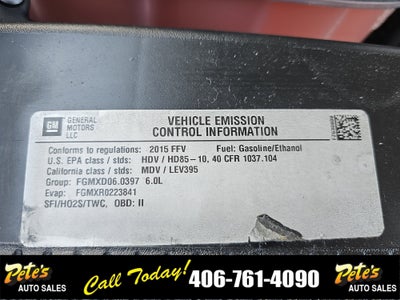 2015 Chevrolet Silverado 2500HD Dbl Cab