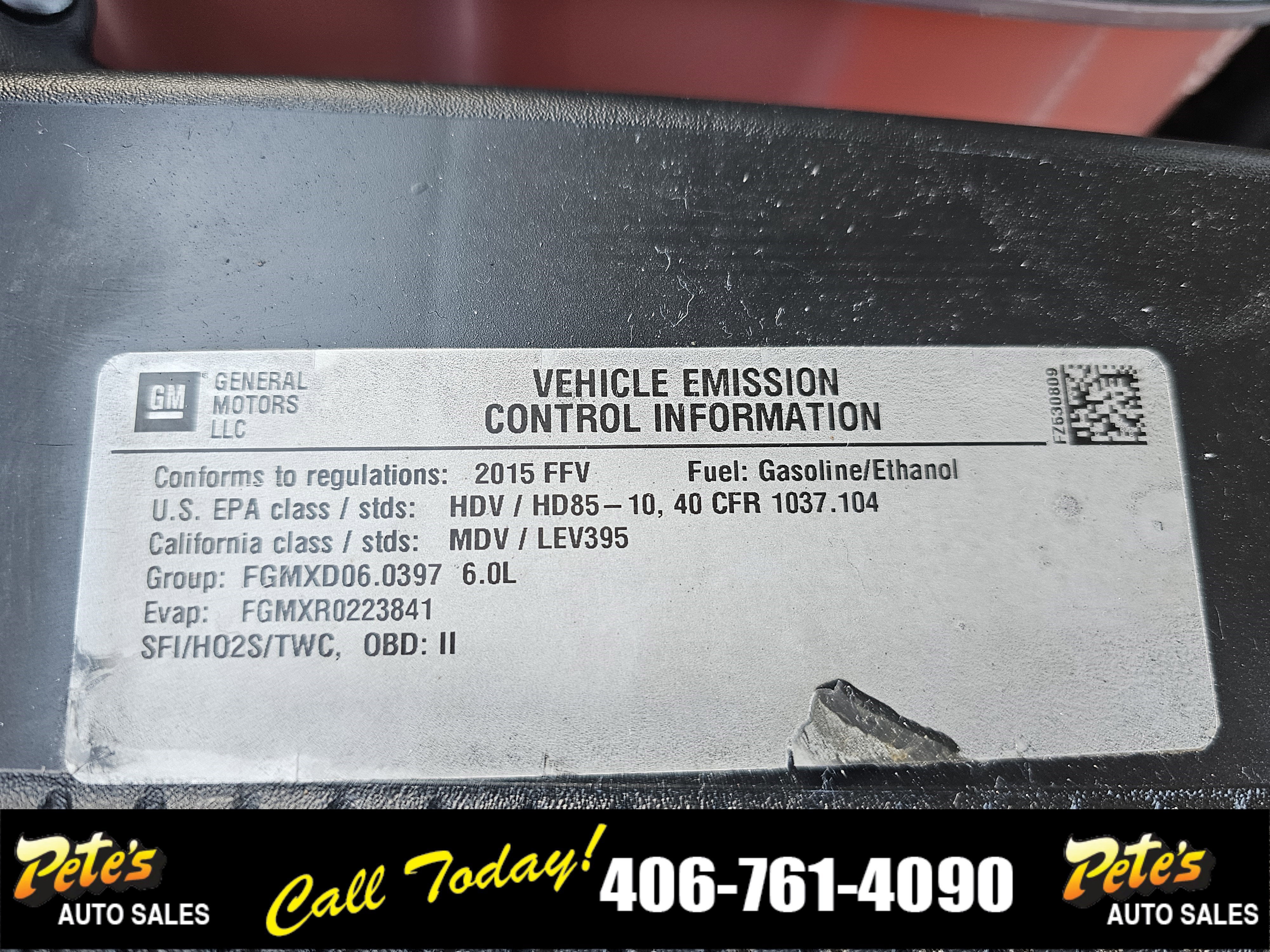 2015 Chevrolet Silverado 2500HD Dbl Cab