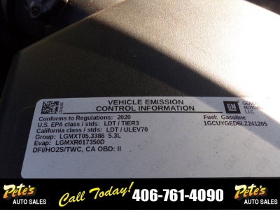 2020 Chevrolet Silverado 1500 LTZ