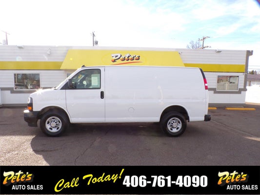 Used 2020 White Chevrolet 2500 Extended Wheelbase Rear-Wheel Drive Express  Cargo Van for Sale in Metro Toledo, VIN u003d 1GCWGBFP3L1135655