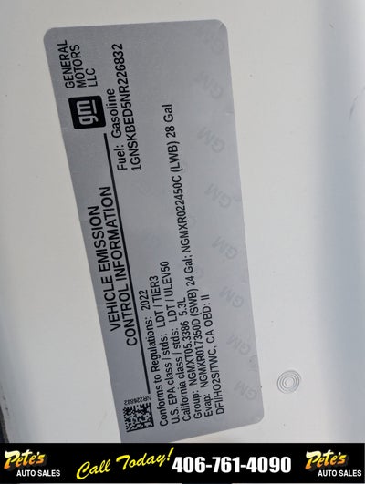 2022 Chevrolet Suburban LS