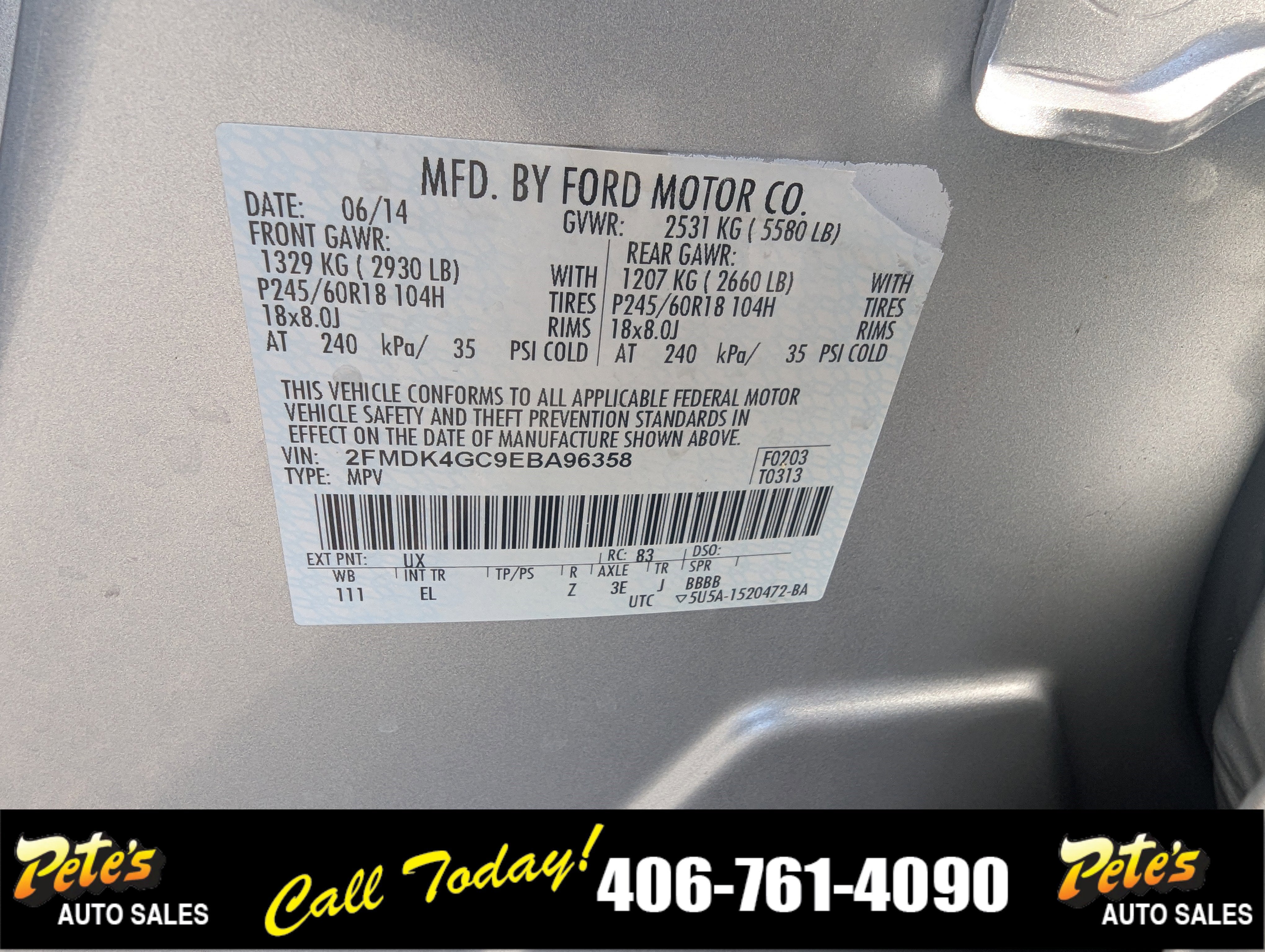 2014 Ford Edge SE