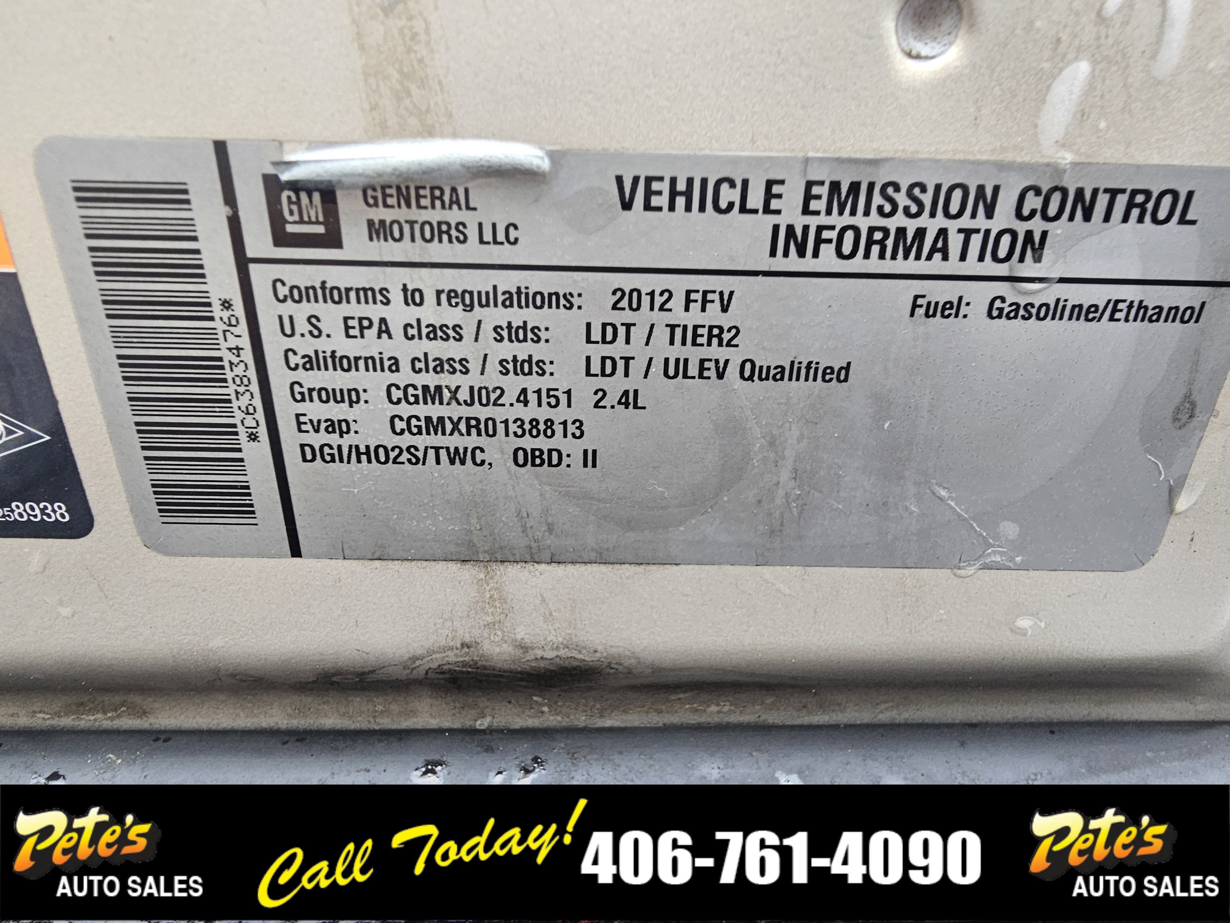 2012 GMC Terrain SLE-2