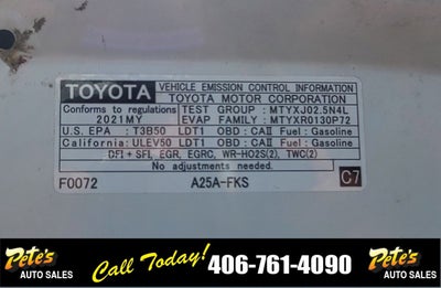 2021 Toyota RAV4 XLE