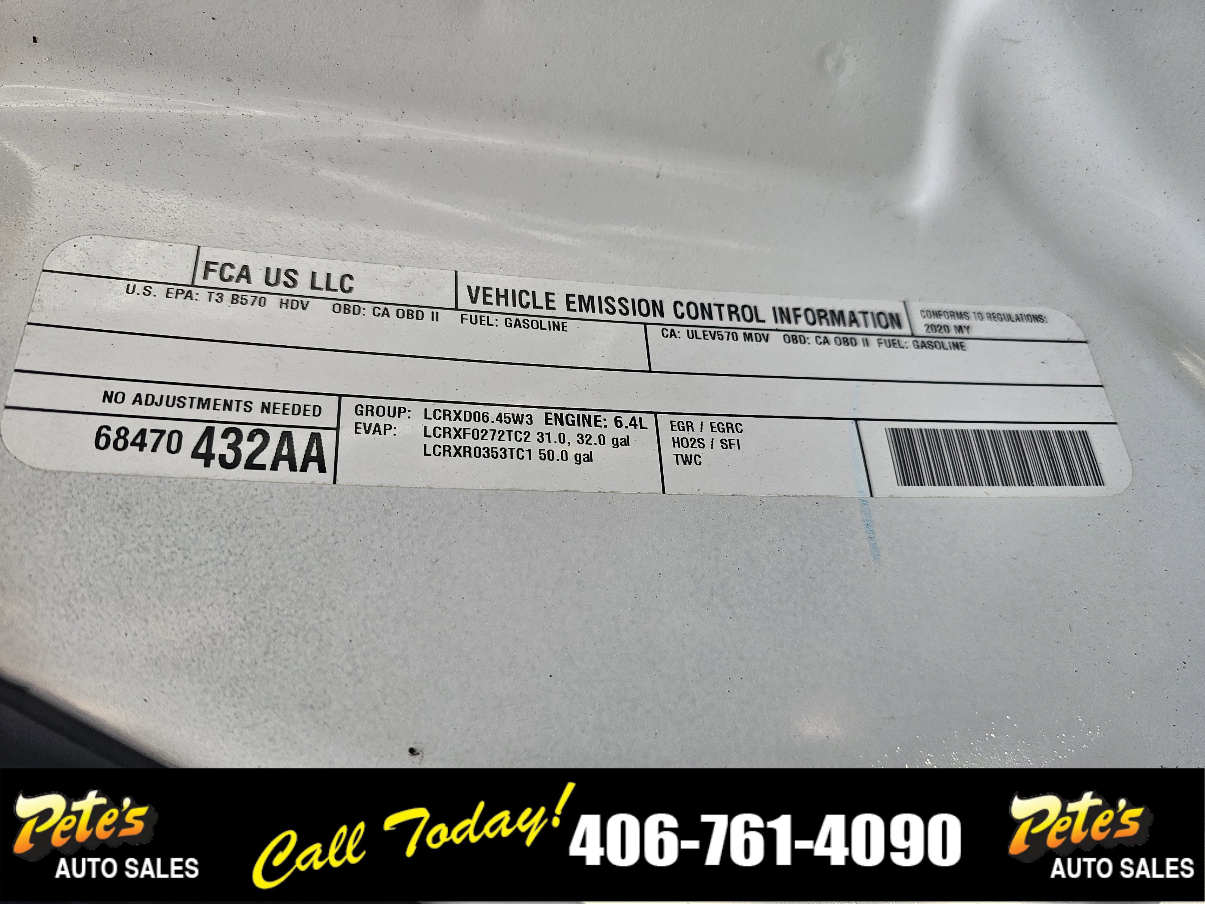 2020 RAM 3500 Tradesman