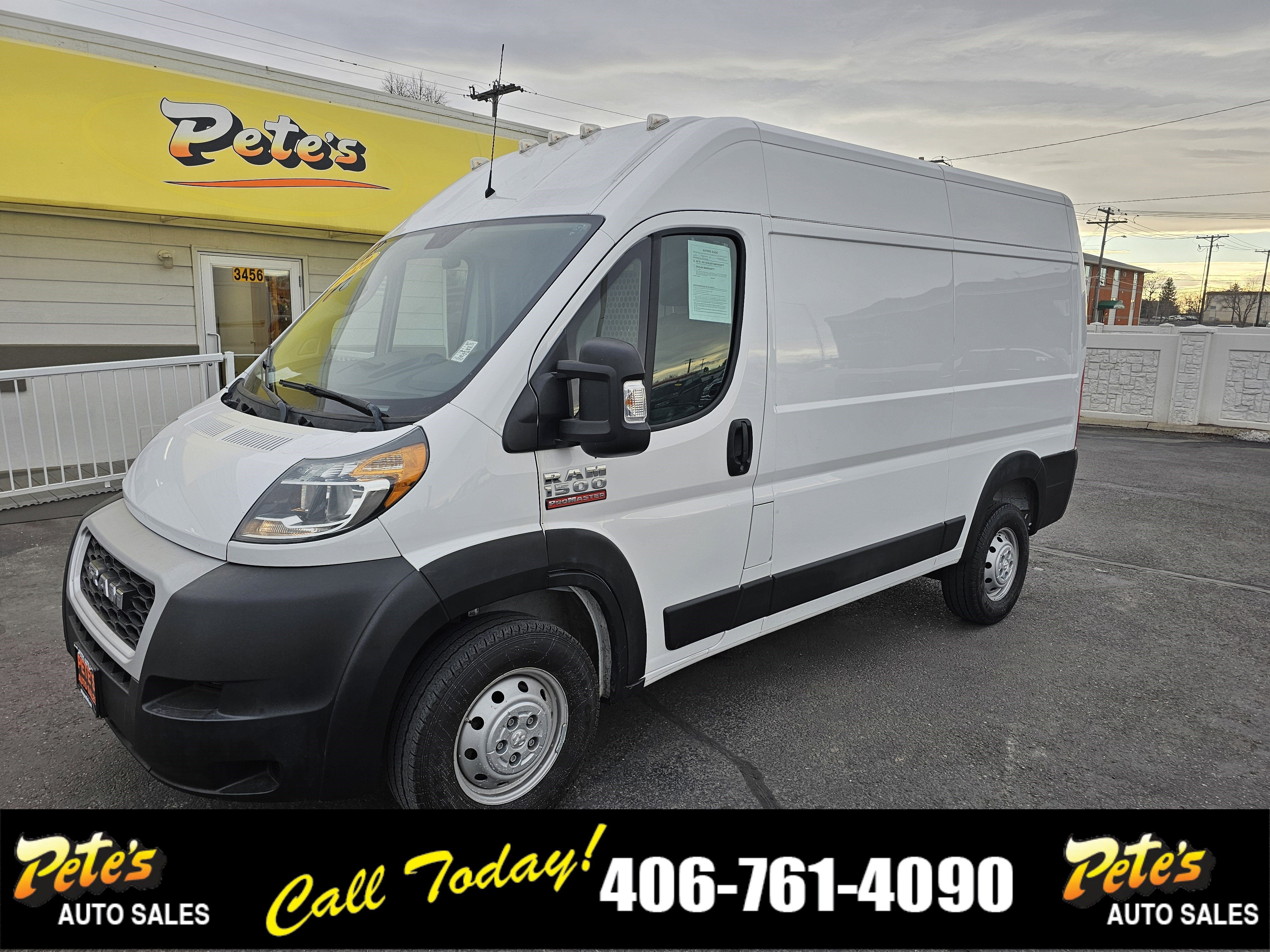 2020 RAM ProMaster Cargo Van