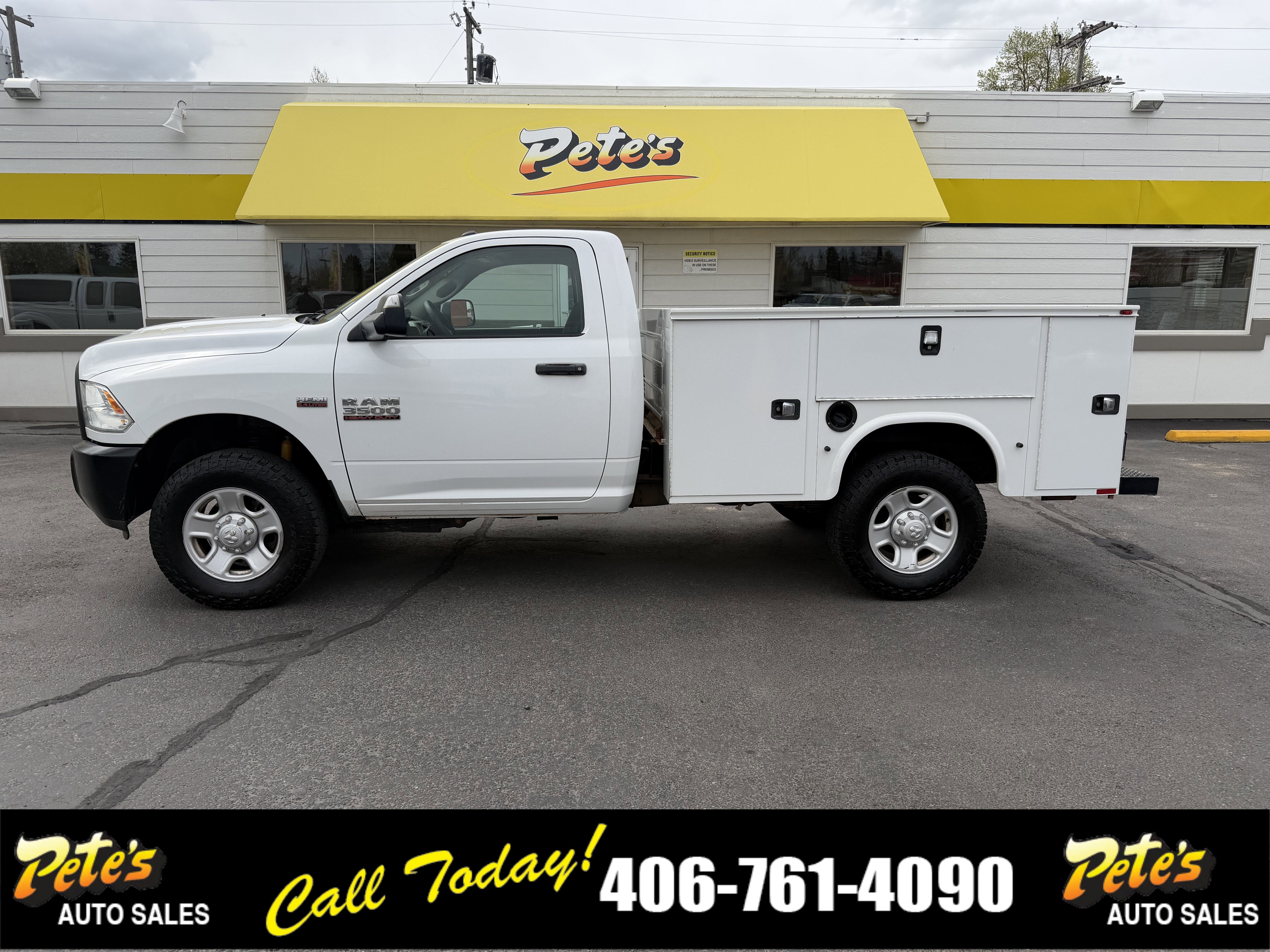2016 RAM 3500 4WD Utility Box