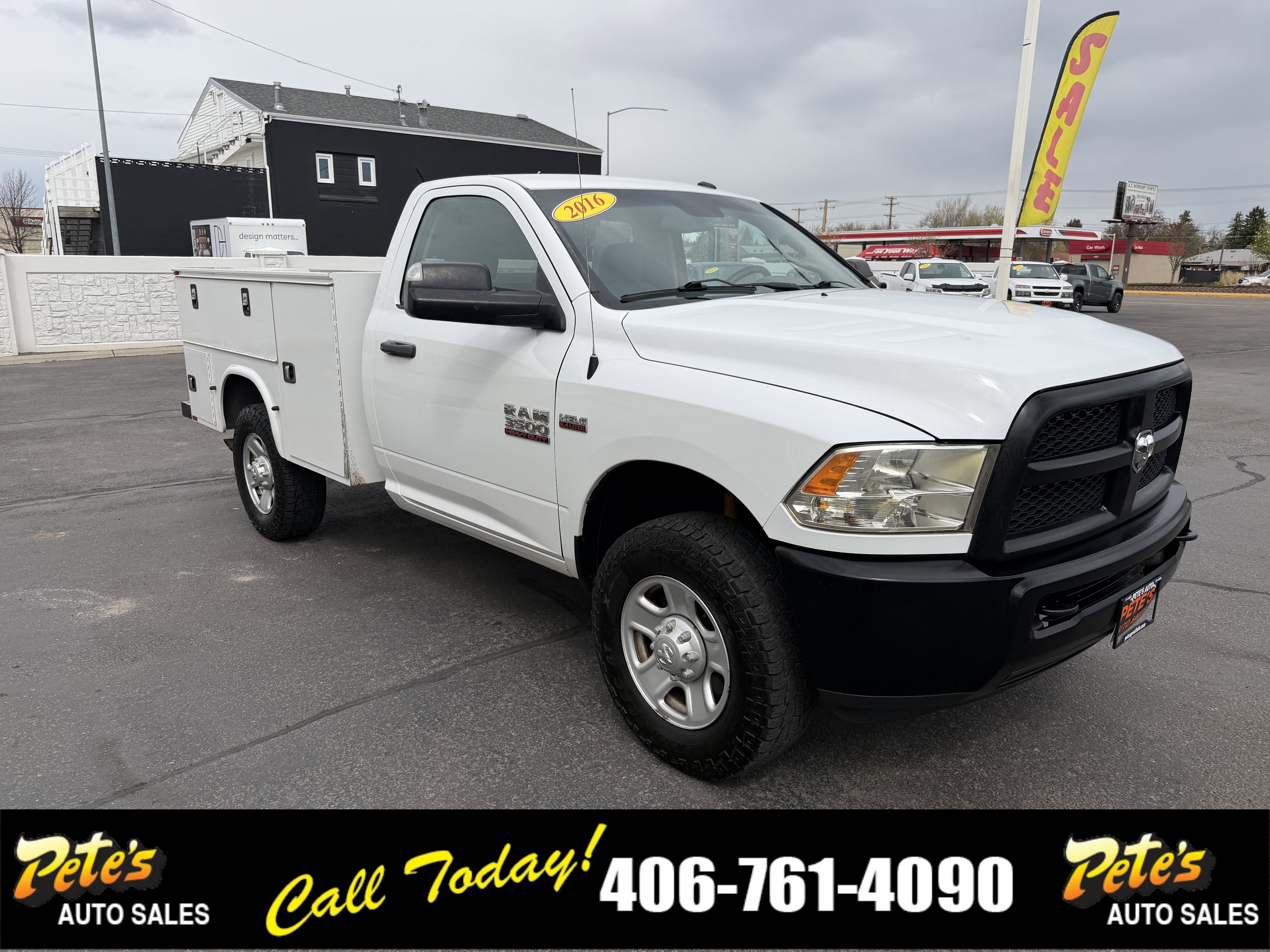 2016 RAM 3500 4WD Utility Box