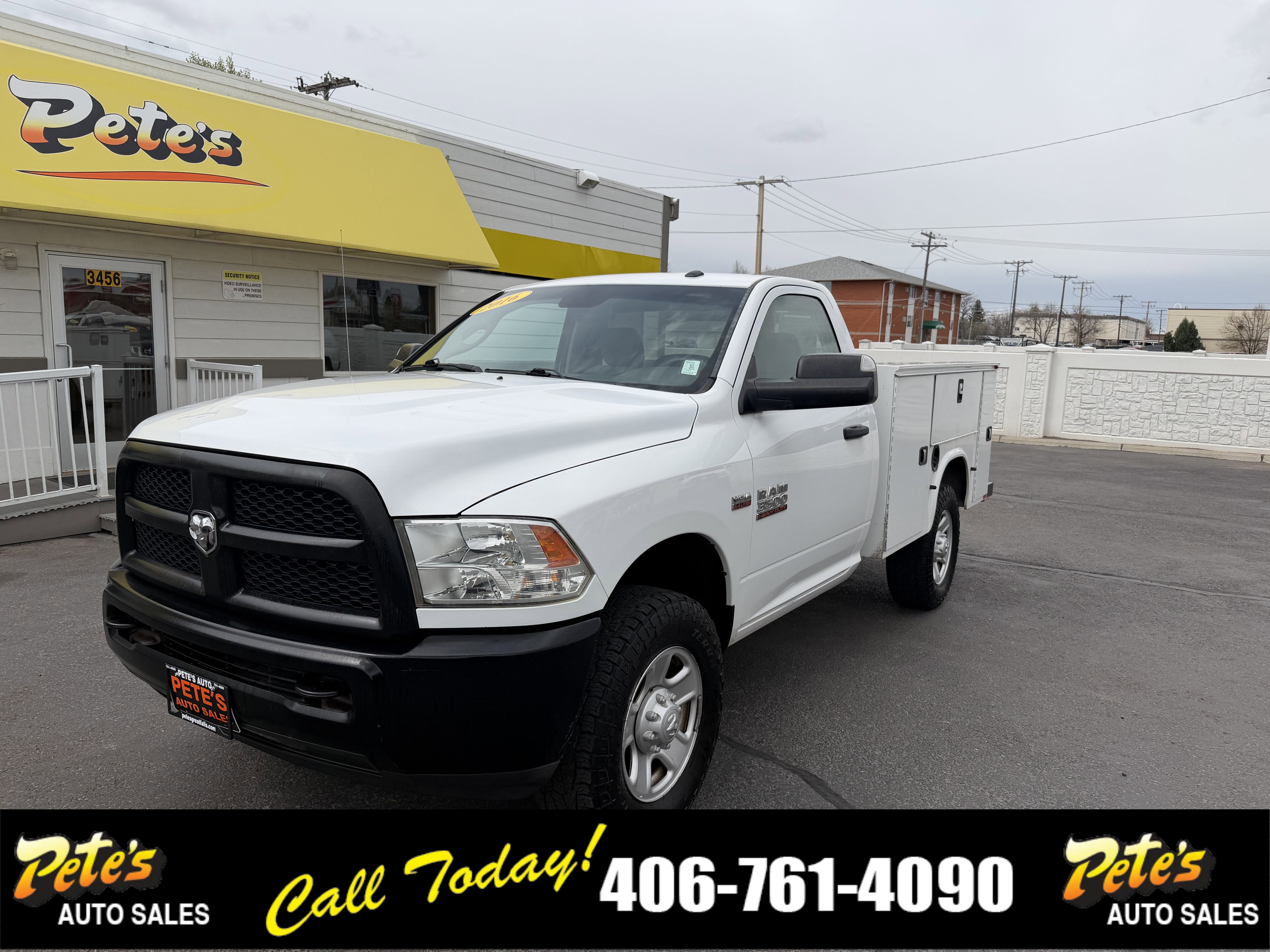 2016 RAM 3500 4WD Utility Box