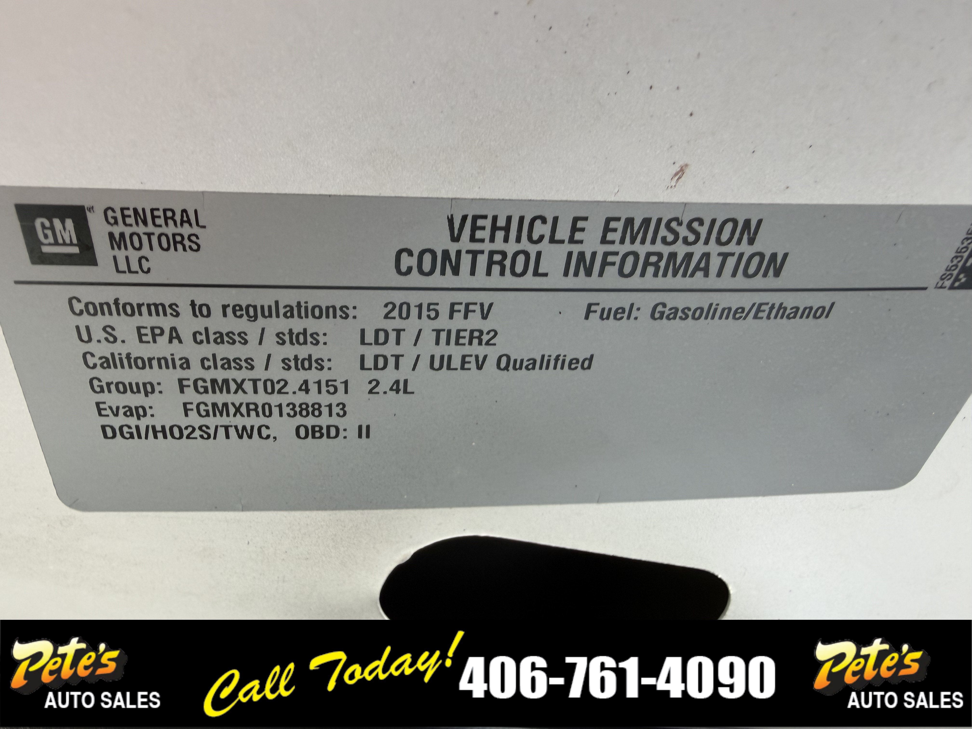2015 Chevrolet Captiva Sport LT