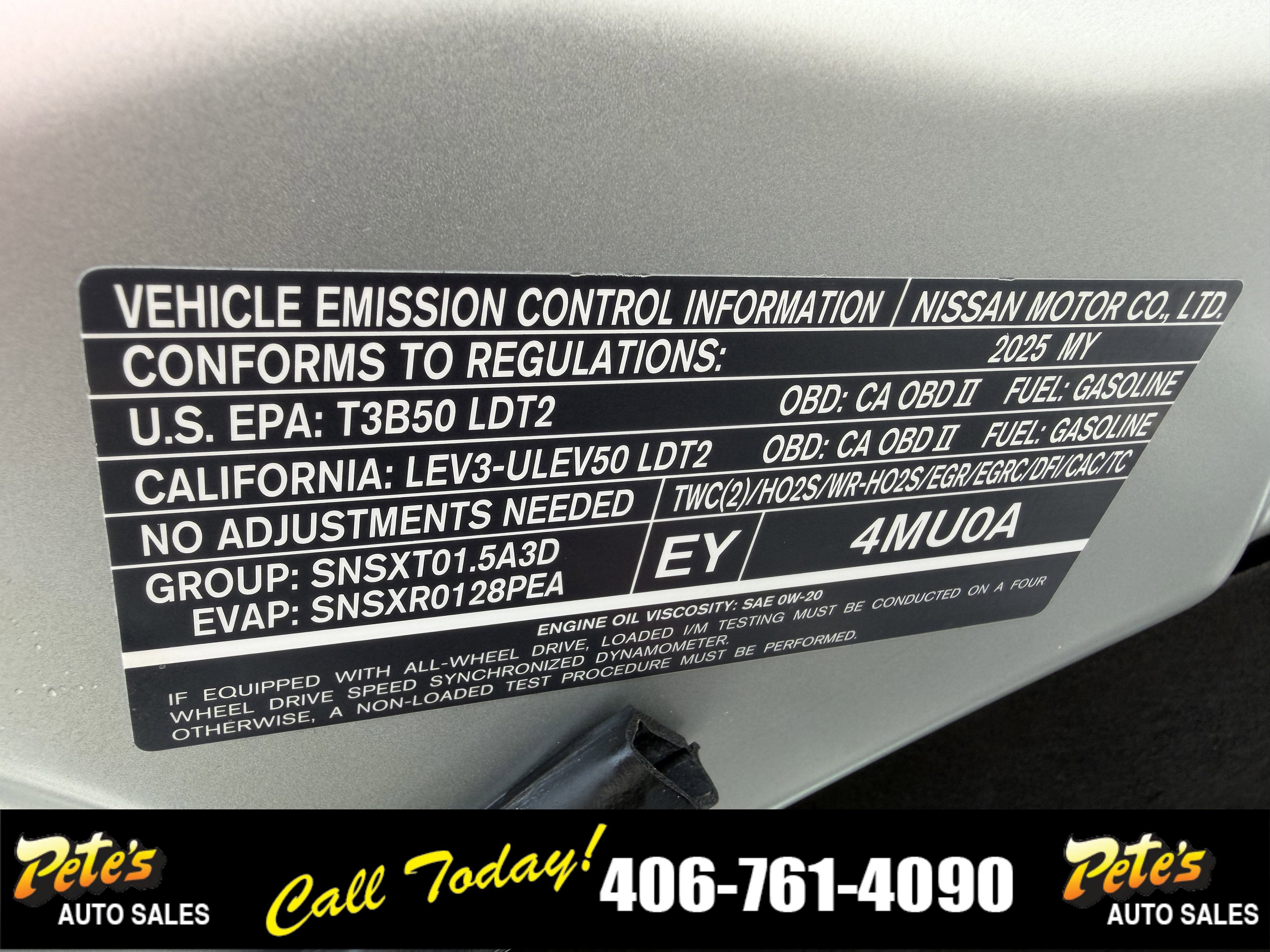 2025 Nissan Rogue SV